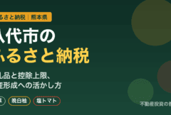 八代市（熊本県）のふるさと納税｜返礼品と控除上限・資産形成への活かし方